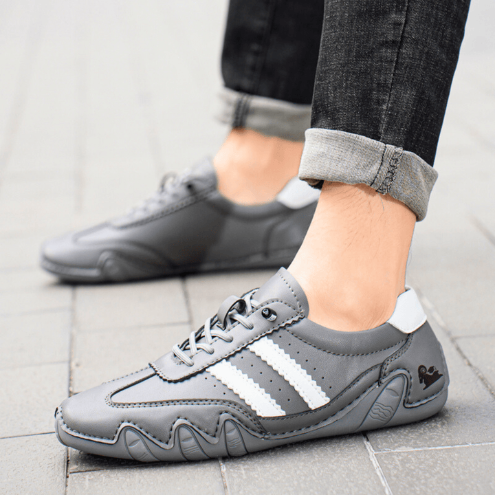 Nortvale - Casual Flat Leather Sneakers - 14:691;200000124:200000898