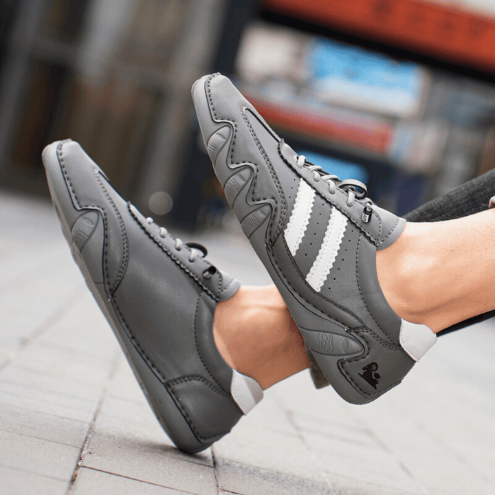 Nortvale - Casual Flat Leather Sneakers - 14:691;200000124:200000898