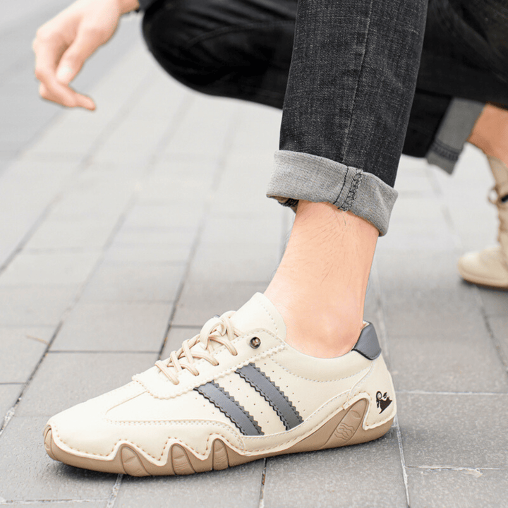 Nortvale - Casual Flat Leather Sneakers - 14:771;200000124:200000898