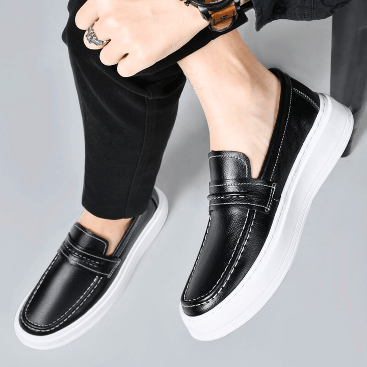 Nortvale - Classic Genuine Leather Loafers - 14:193;200000124:200000898