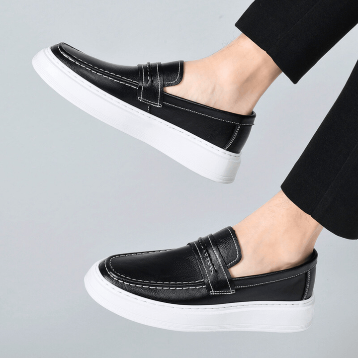 Nortvale - Classic Genuine Leather Loafers - 14:193;200000124:200000898