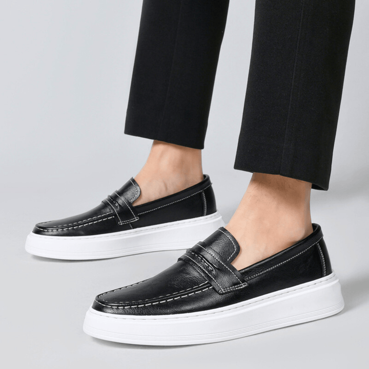Nortvale - Classic Genuine Leather Loafers - 14:193;200000124:200000898
