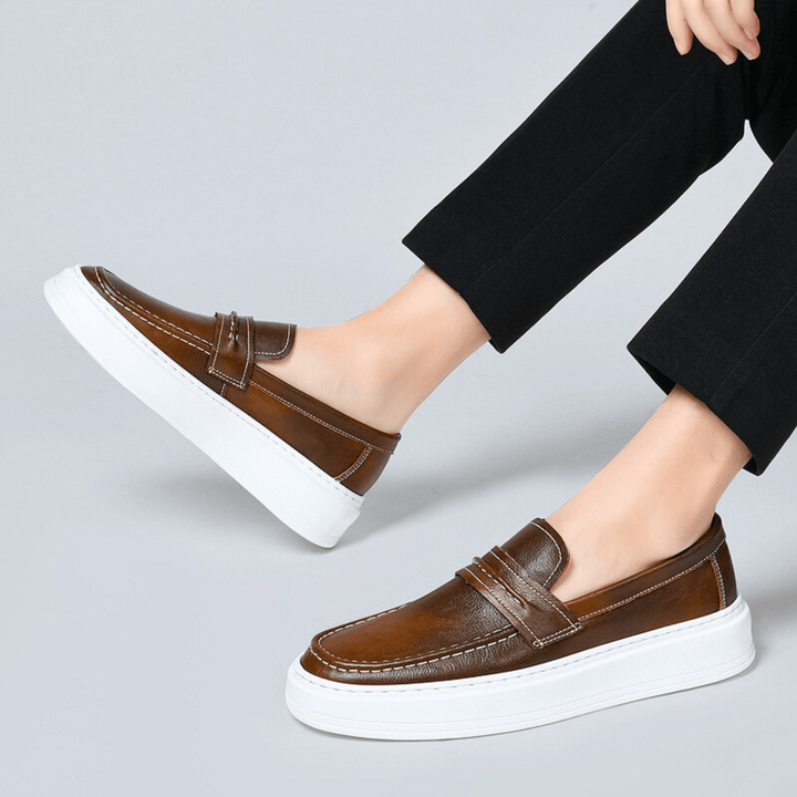 Nortvale - Classic Genuine Leather Loafers - 14:365458;200000124:200000898