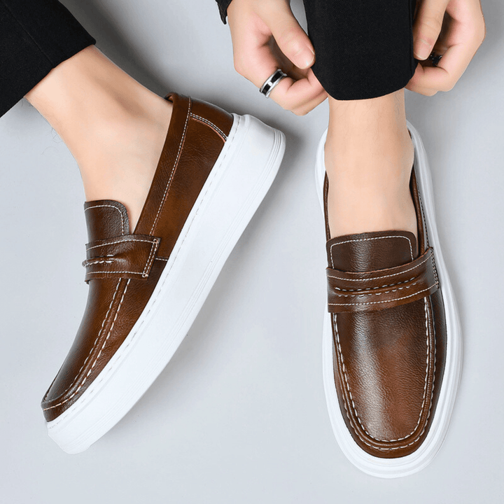 Nortvale - Classic Genuine Leather Loafers - 14:365458;200000124:200000898