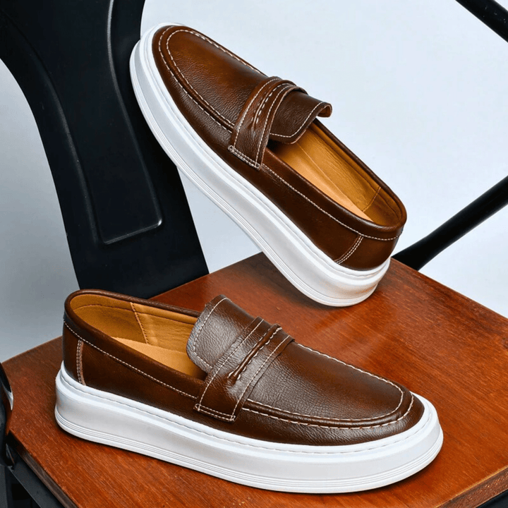 Nortvale - Classic Genuine Leather Loafers - 14:365458;200000124:200000898