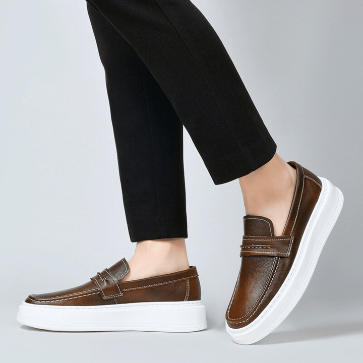Nortvale - Classic Genuine Leather Loafers - 14:365458;200000124:200000898