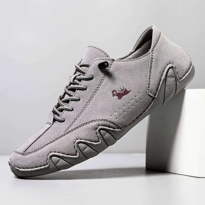 Nortvale - Comfortable Flat Leather Sneakers - 14:1254#F8009 Sky Blue;200000124:200000898