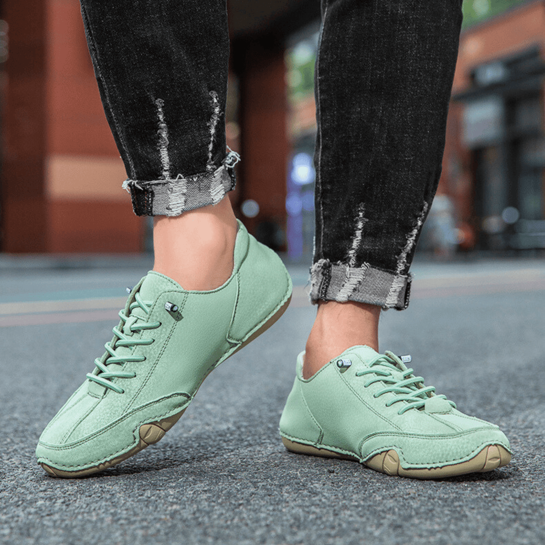 Nortvale - Comfortable Flat Leather Sneakers - 14:193#F8009 black;200000124:200000898