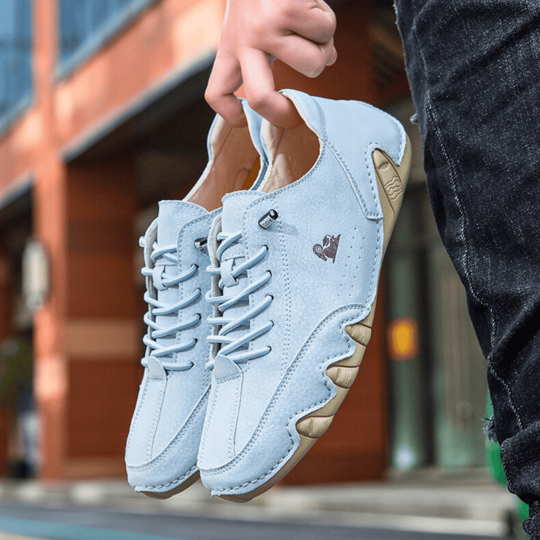 Nortvale - Comfortable Flat Leather Sneakers - 14:193#F8009 black;200000124:200000898