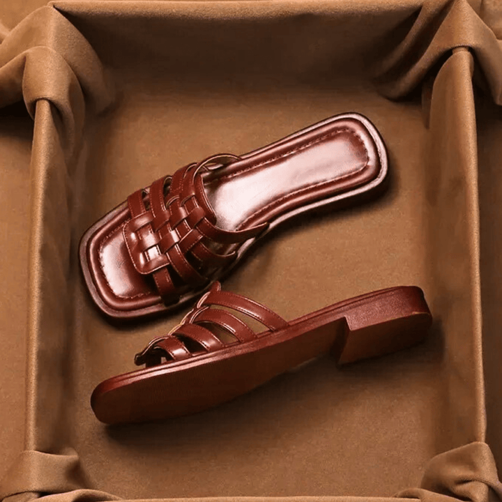 Nortvale - Cross - Handwoven Leather Sandals - 14:200006154;200000124:200000333