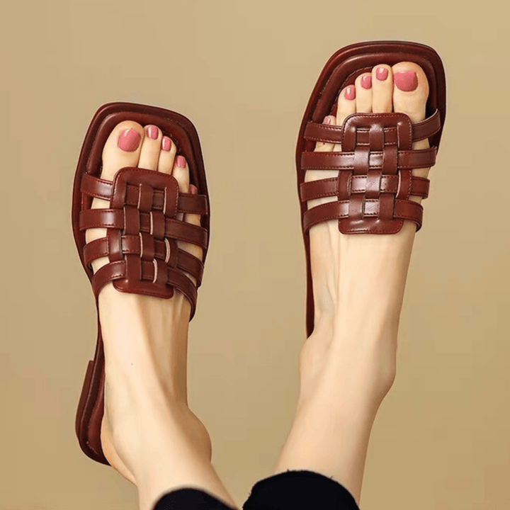 Nortvale - Cross - Handwoven Leather Sandals - 14:200006154;200000124:200000333