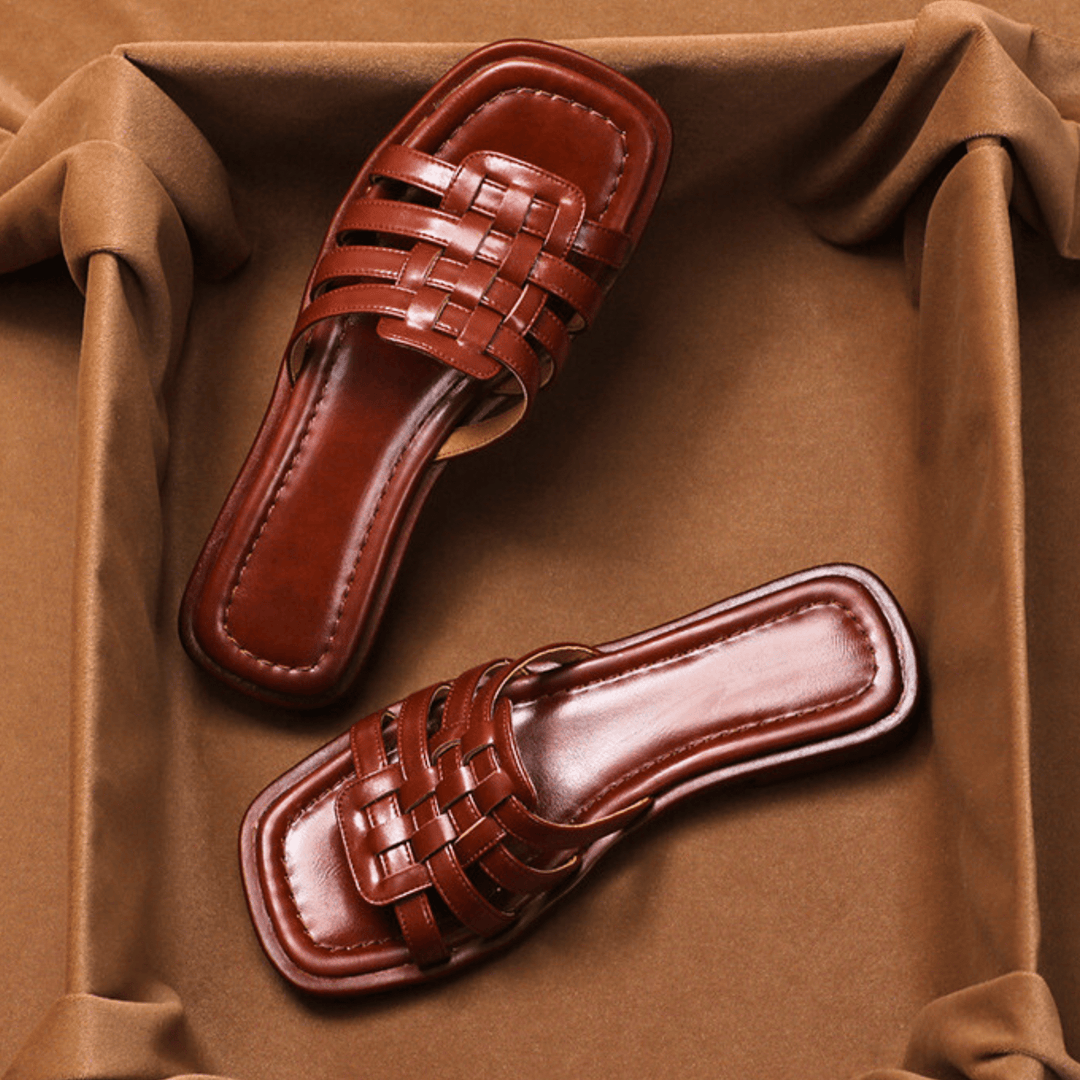 Nortvale - Cross - Handwoven Leather Sandals - 14:200006154;200000124:200000333
