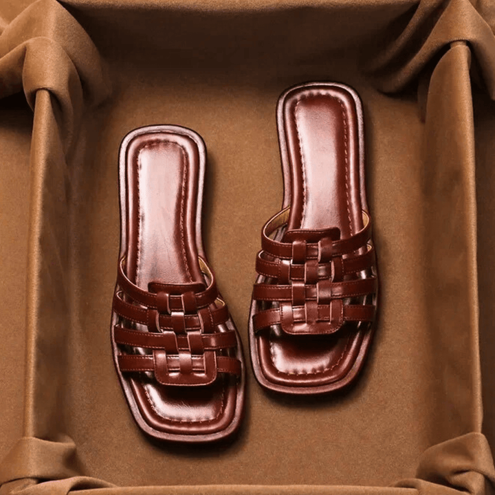 Nortvale - Cross - Handwoven Leather Sandals - 14:200006154;200000124:200000333