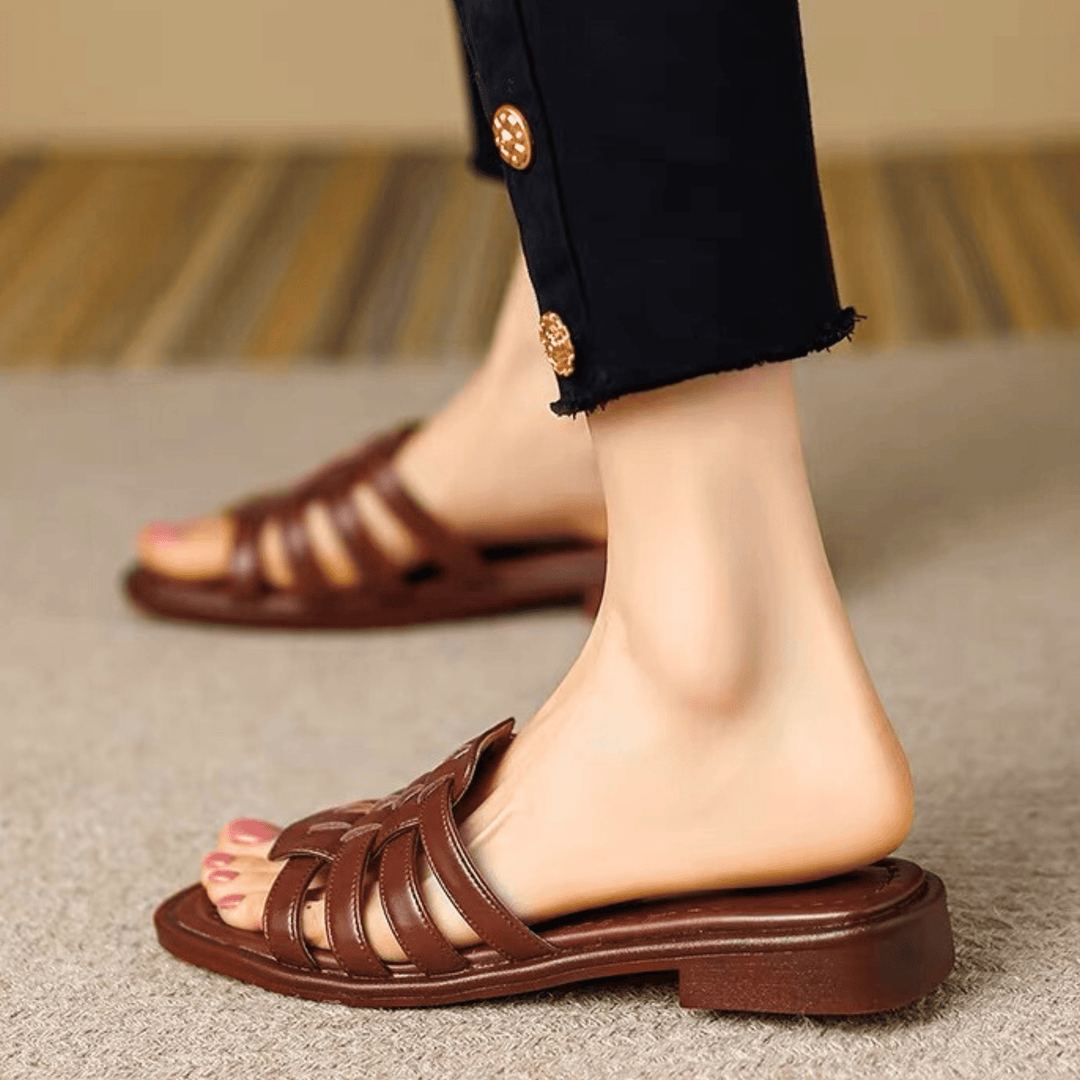 Nortvale - Cross - Handwoven Leather Sandals - 14:200006154;200000124:200000333