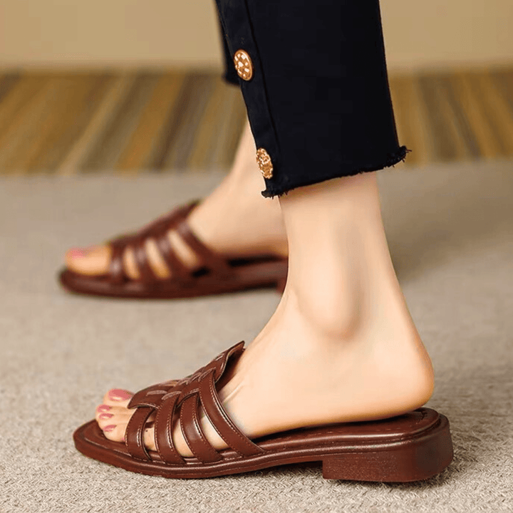 Nortvale - Cross - Handwoven Leather Sandals - 14:200006154;200000124:200000333
