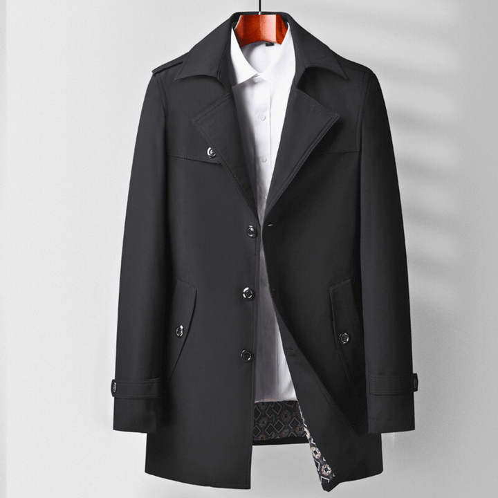Nortvale - Executive Classic Lapel Coat - 14:193#black;5:361386#M 50kg - 55kg