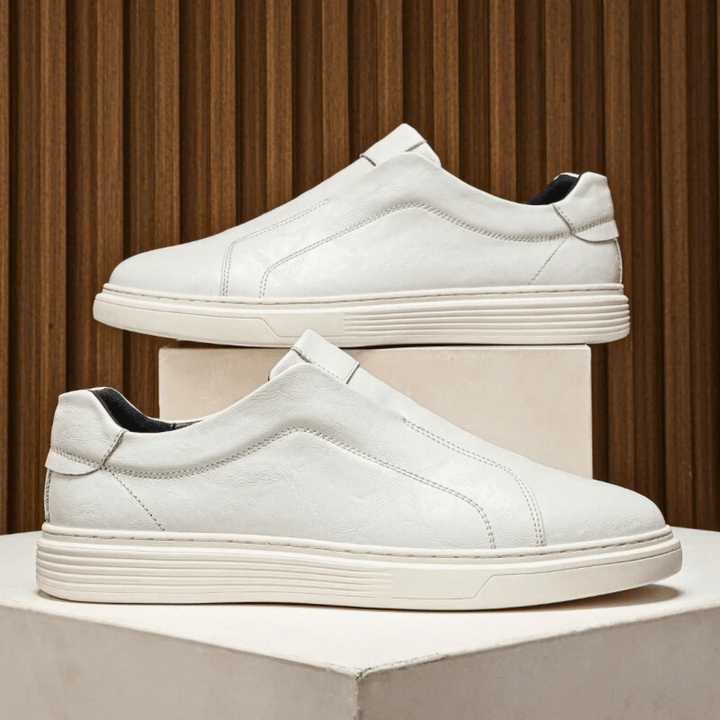 Nortvale - Genuine Leather Slip - On Sneakers - 14:29;200000124:200000898
