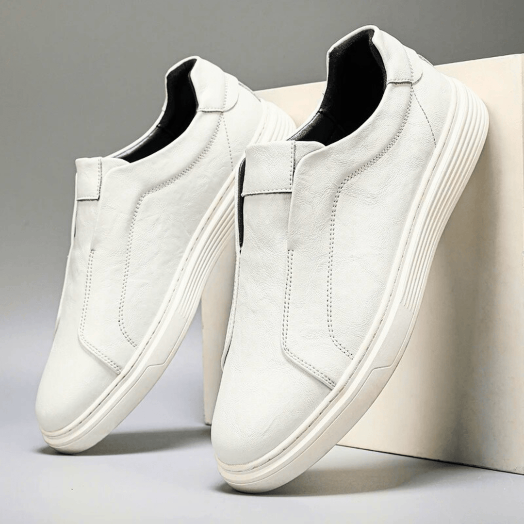 Nortvale - Genuine Leather Slip - On Sneakers - 14:29;200000124:200000898