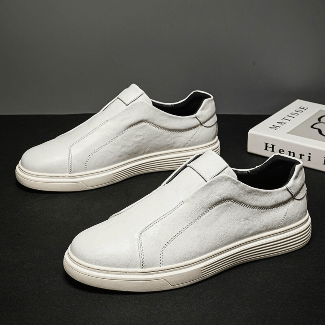 Nortvale - Genuine Leather Slip - On Sneakers - 14:29;200000124:200000898