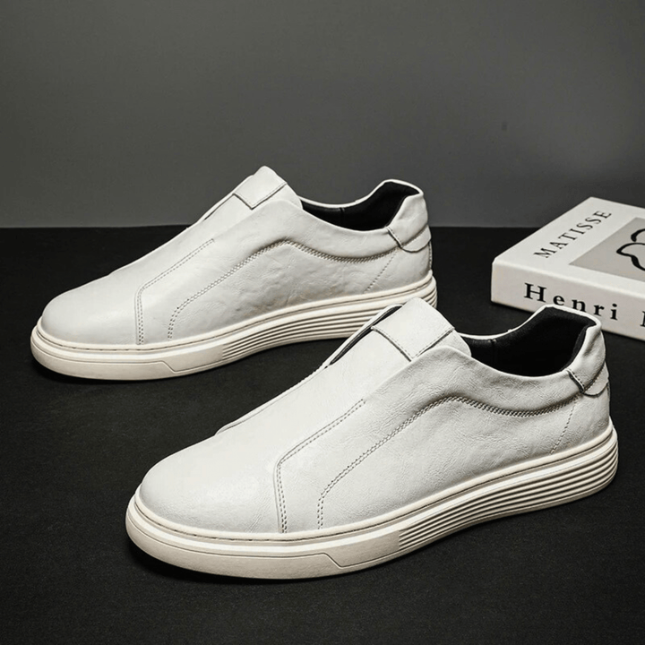 Nortvale - Genuine Leather Slip - On Sneakers - 14:29;200000124:200000898