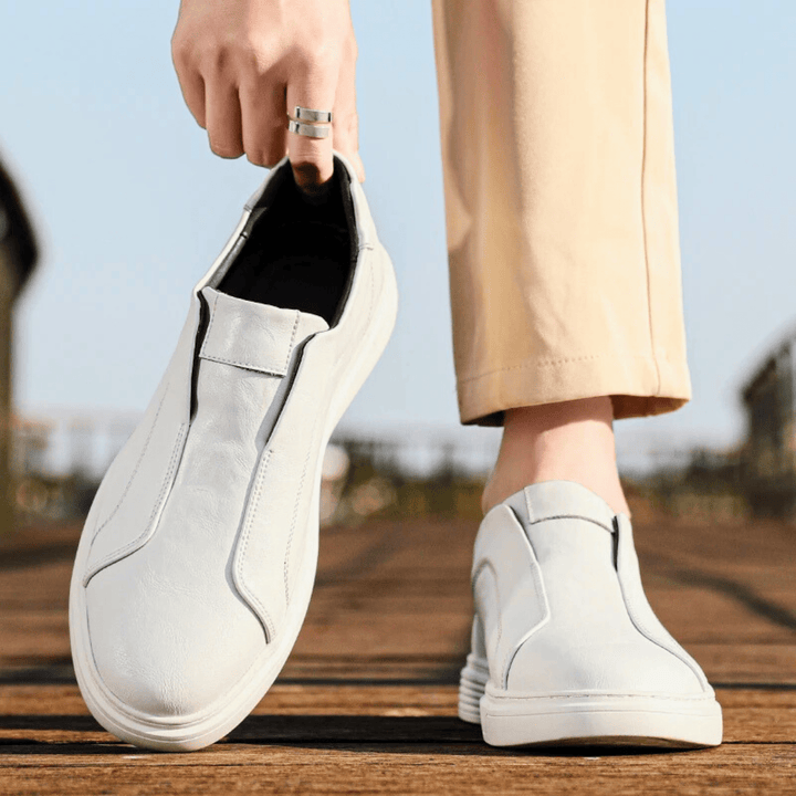 Nortvale - Genuine Leather Slip - On Sneakers - 14:29;200000124:200000898