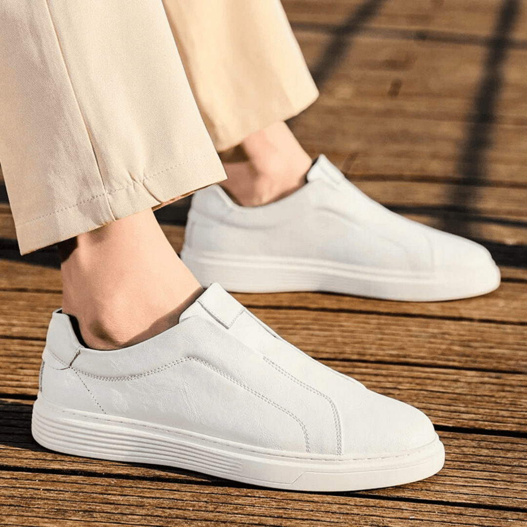 Nortvale - Genuine Leather Slip - On Sneakers - 14:29;200000124:200000898