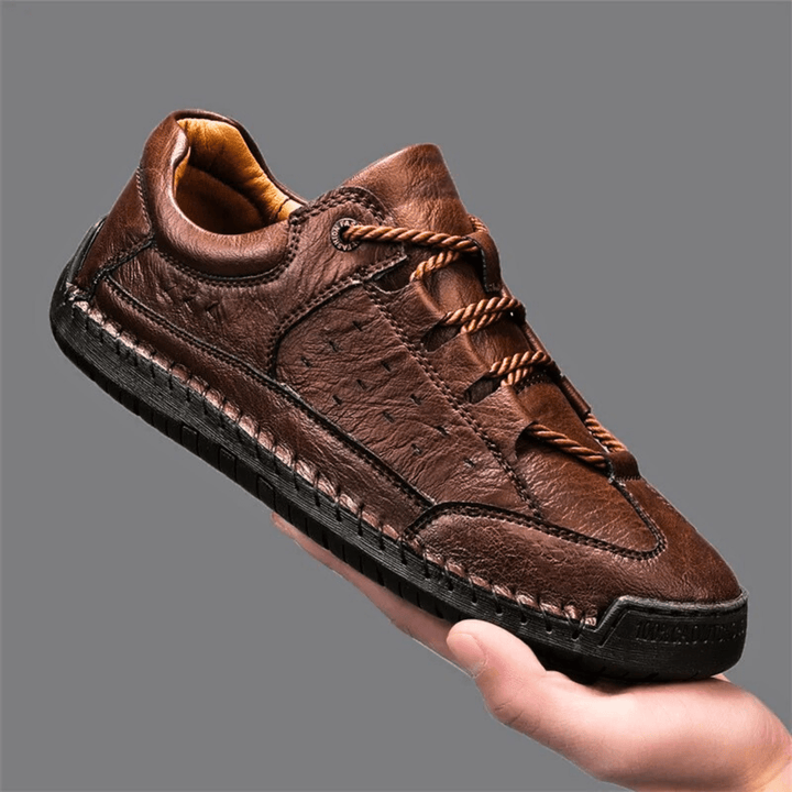 Nortvale - Hand - Stiched Leather Sneakers - 14:365458;200000124:200000364