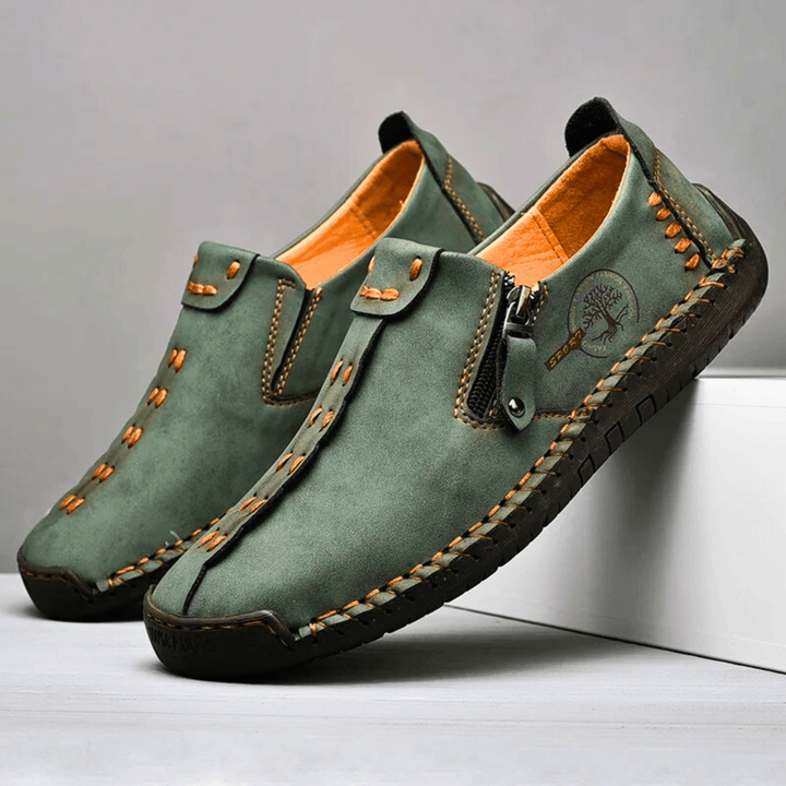 Nortvale - Handmade Leather ZipEase Loafers - 14:175;200000124:200000364