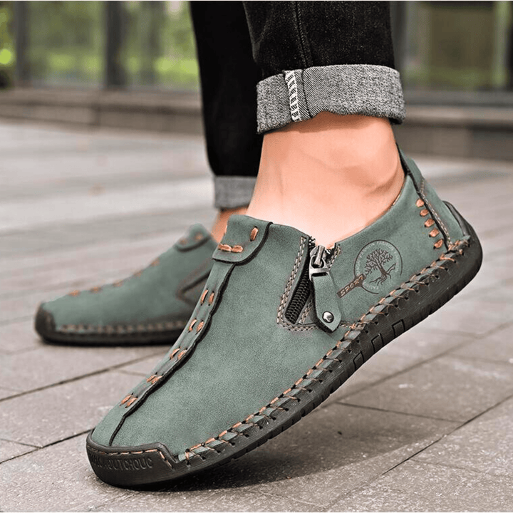 Nortvale - Handmade Leather ZipEase Loafers - 14:175;200000124:200000364