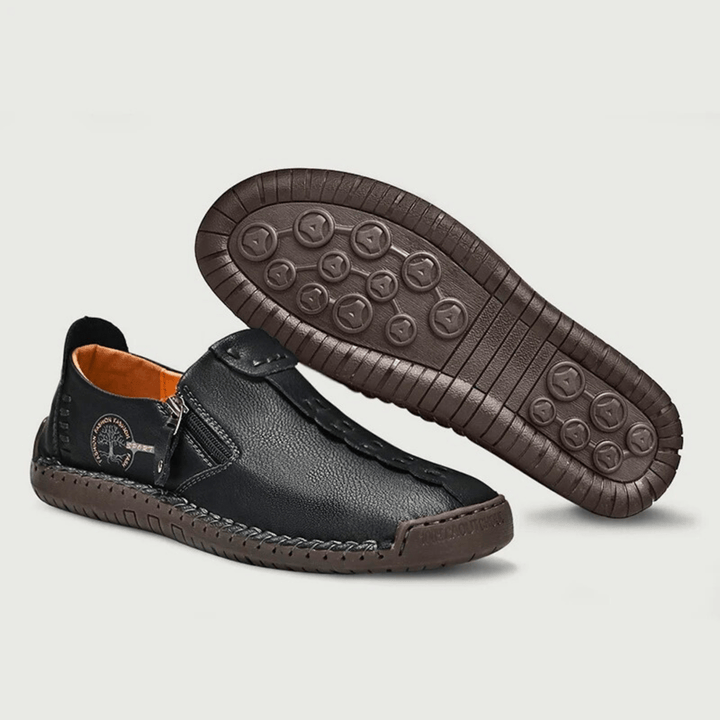 Nortvale - Handmade Leather ZipEase Loafers - 14:193;200000124:200000364