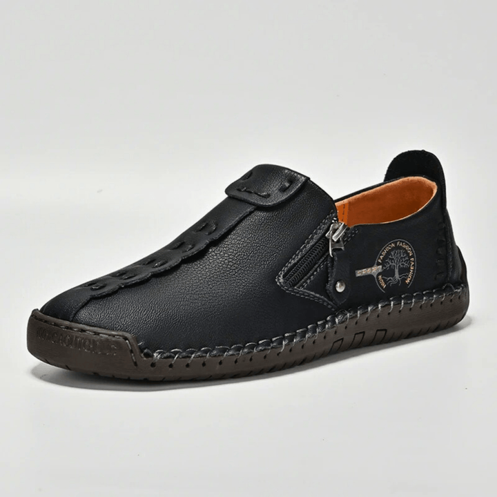 Nortvale - Handmade Leather ZipEase Loafers - 14:193;200000124:200000364