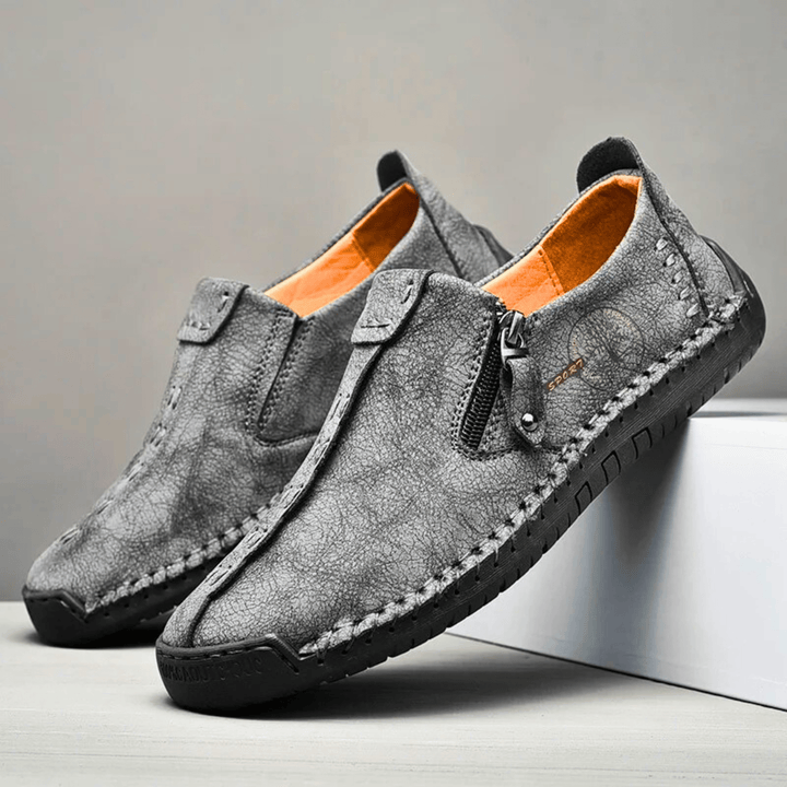 Nortvale - Handmade Leather ZipEase Loafers - 14:200004890;200000124:200000364