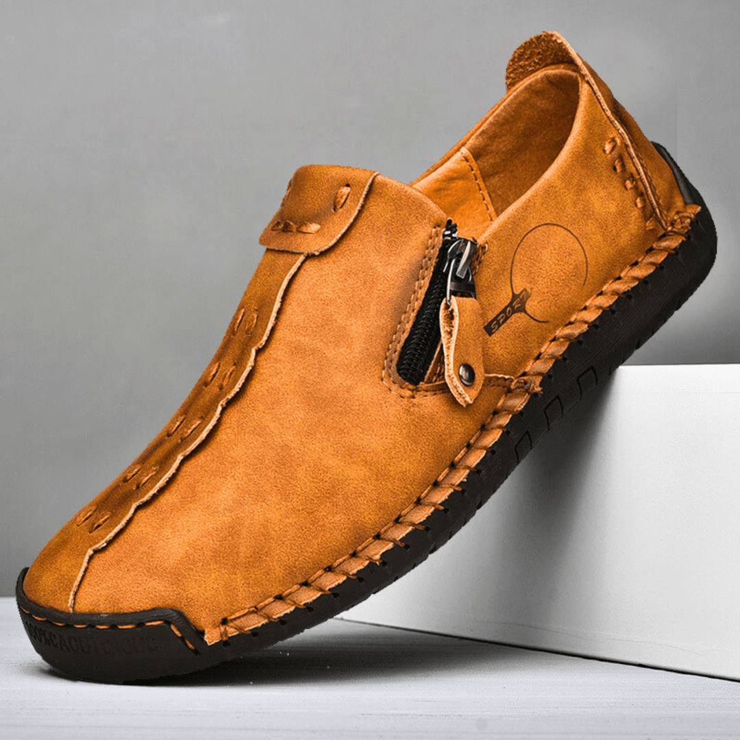 Nortvale - Handmade Leather ZipEase Loafers - 14:200006154;200000124:200000364