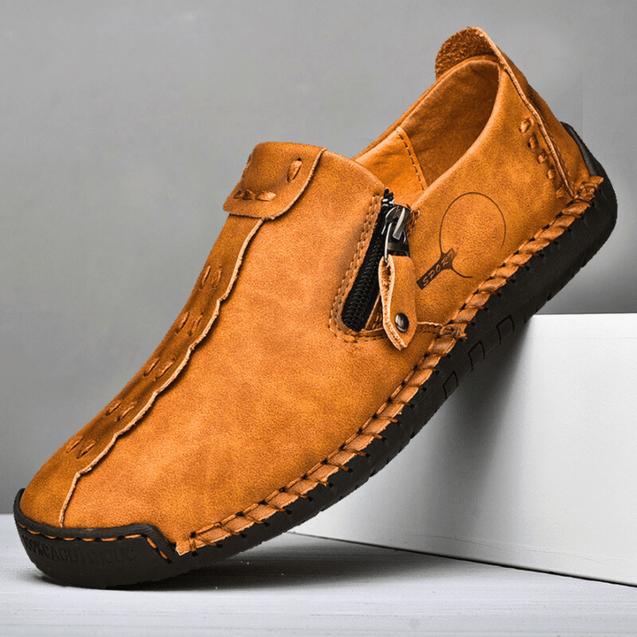 Nortvale - Handmade Leather ZipEase Loafers - 14:200006154;200000124:200000364