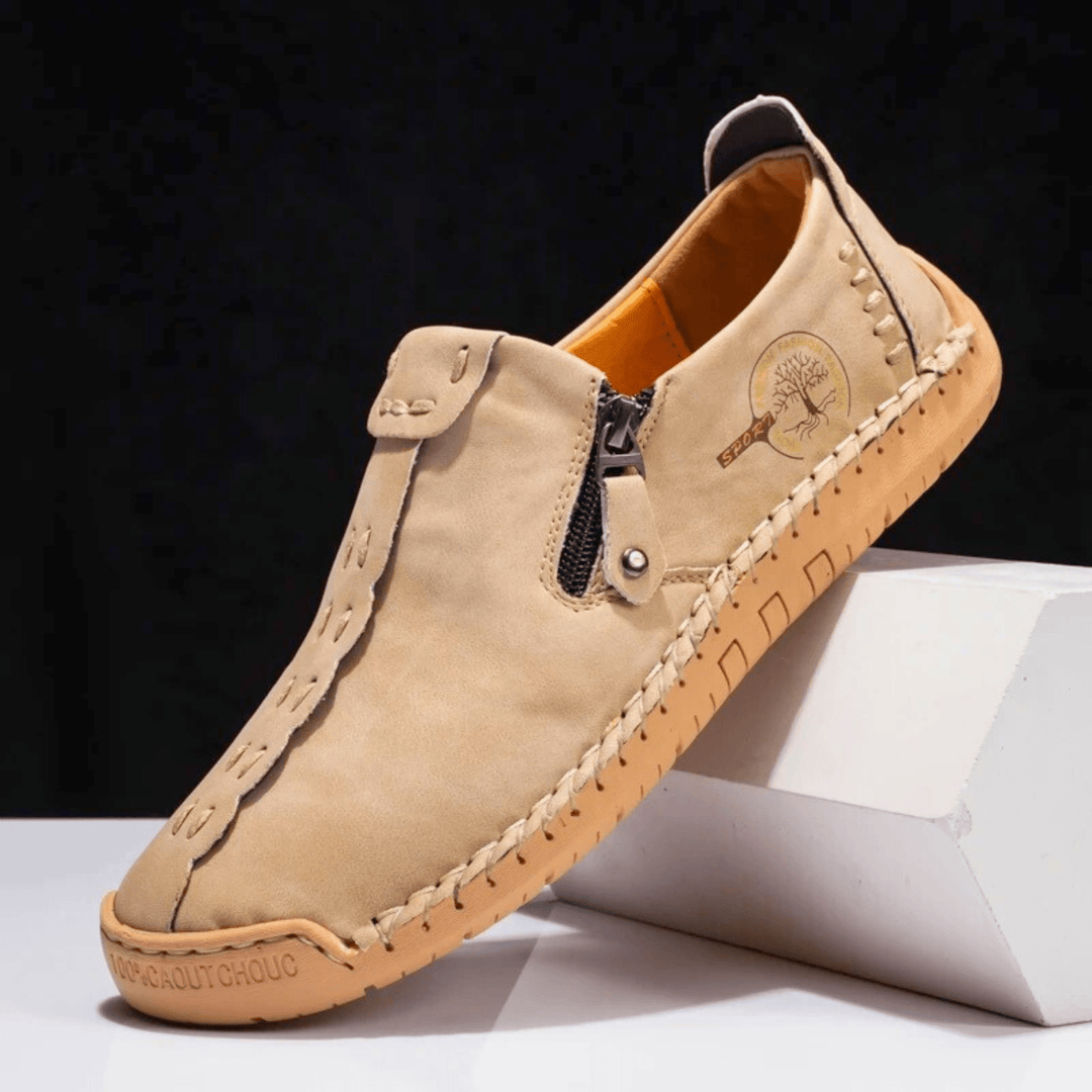 Nortvale - Handmade Leather ZipEase Loafers - 14:771;200000124:200000364