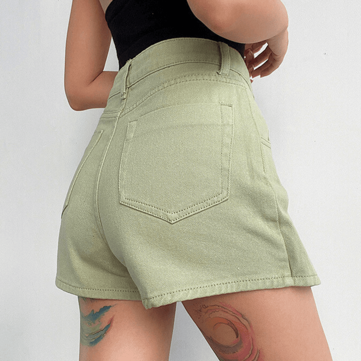 Nortvale - High - Waist Denim Skirt Shorts - 14:175;5:200000991