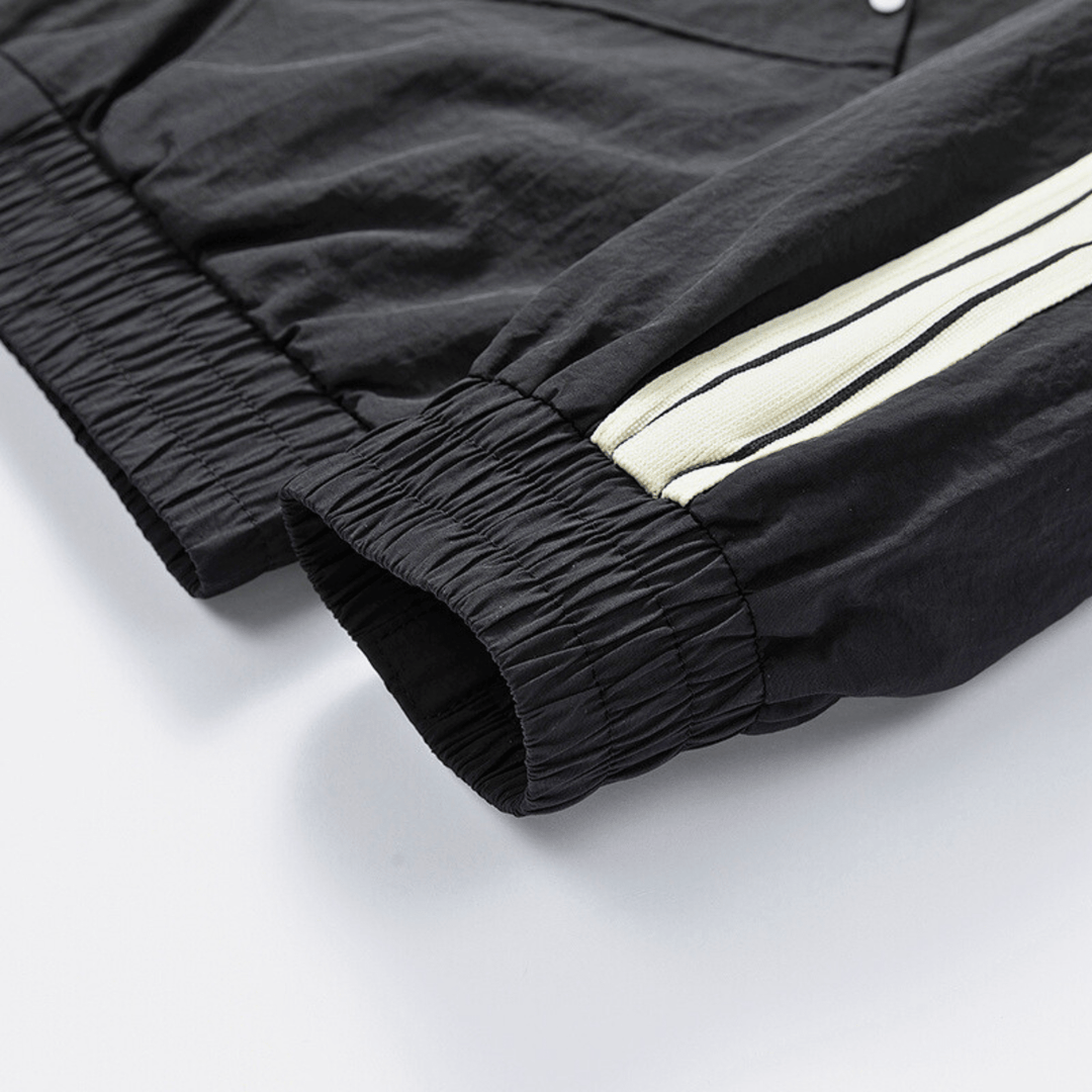 Nortvale - Hooded Tracksuit Set - 14:193#39507 Black;5:200661035
