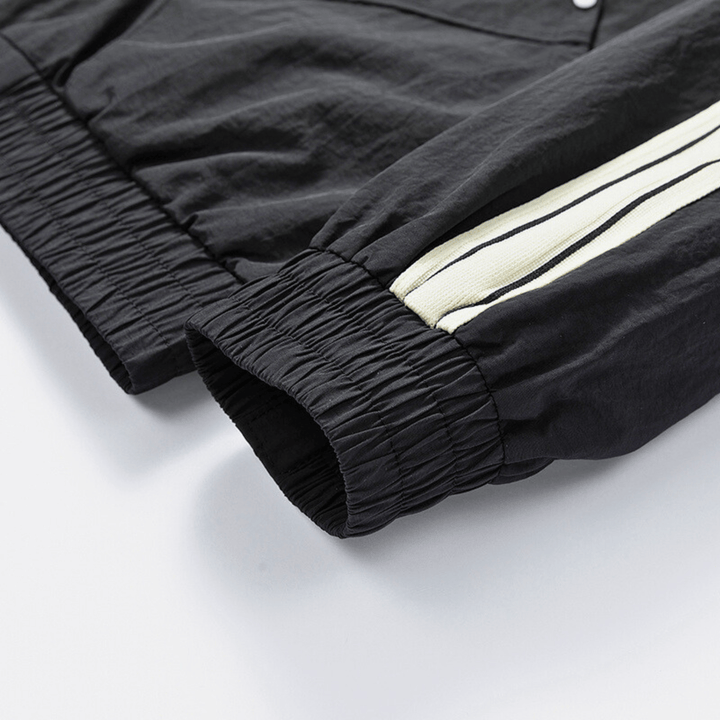 Nortvale - Hooded Tracksuit Set - 14:193#39507 Black;5:200661035