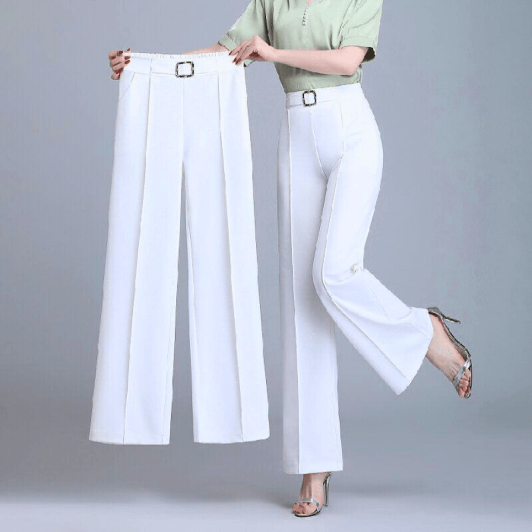 Nortvale - Ice Silk High - Waist Pants - 14:193#white;5:361386#M(40kg - 47kg)