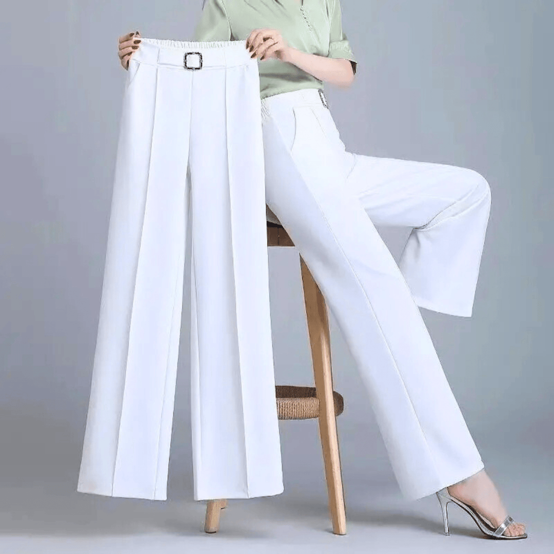 Nortvale - Ice Silk High - Waist Pants - 14:193#white;5:361386#M(40kg - 47kg)