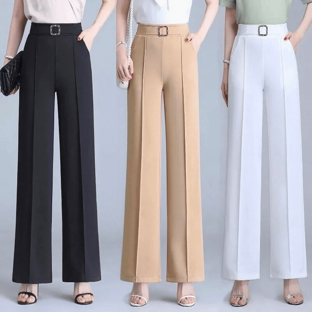 Nortvale - Ice Silk High - Waist Pants - 14:771#black;5:361386#M(40kg - 47kg)