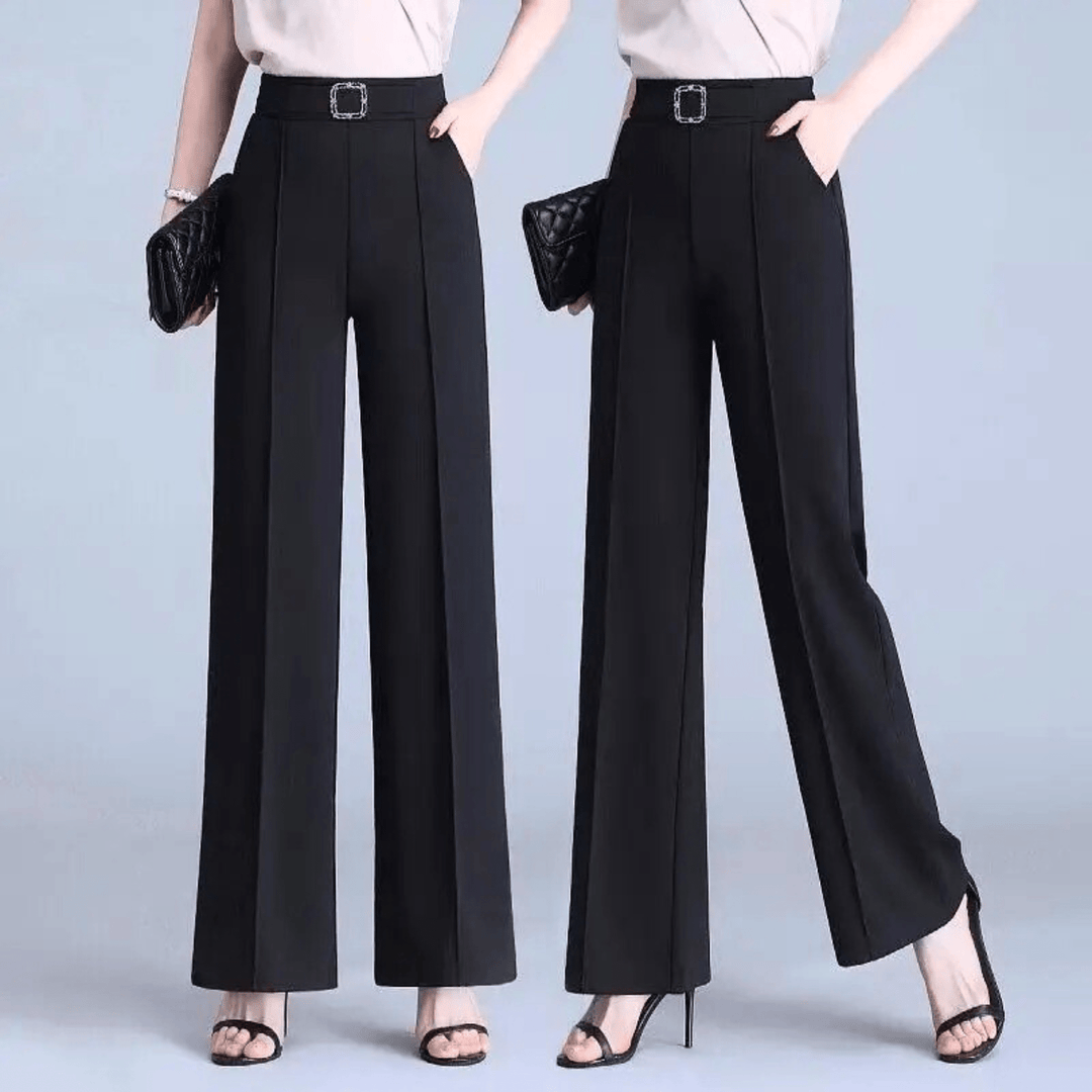 Nortvale - Ice Silk High - Waist Pants - 14:771#black;5:361386#M(40kg - 47kg)