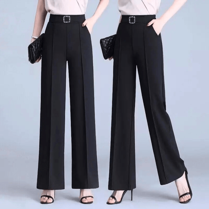 Nortvale - Ice Silk High - Waist Pants - 14:771#black;5:361386#M(40kg - 47kg)