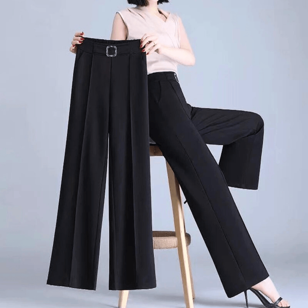 Nortvale - Ice Silk High - Waist Pants - 14:771#black;5:361386#M(40kg - 47kg)