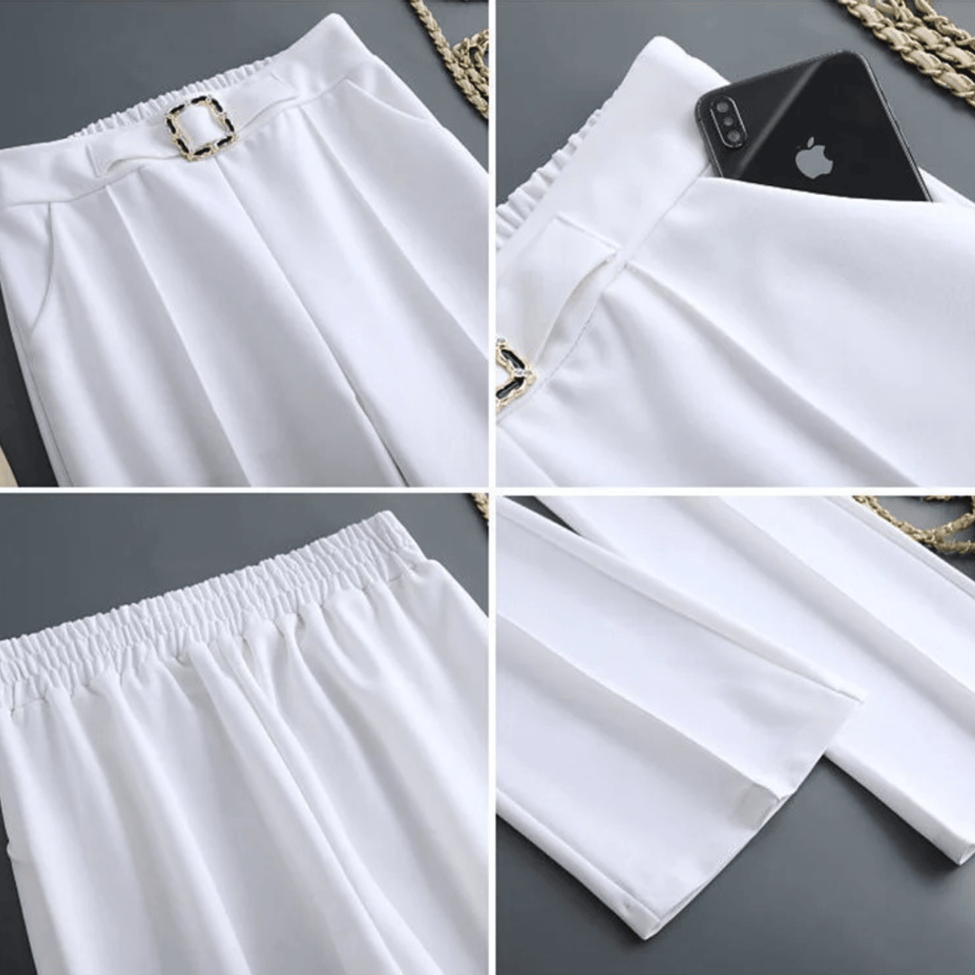 Nortvale - Ice Silk High - Waist Pants - 14:771#black;5:361386#M(40kg - 47kg)