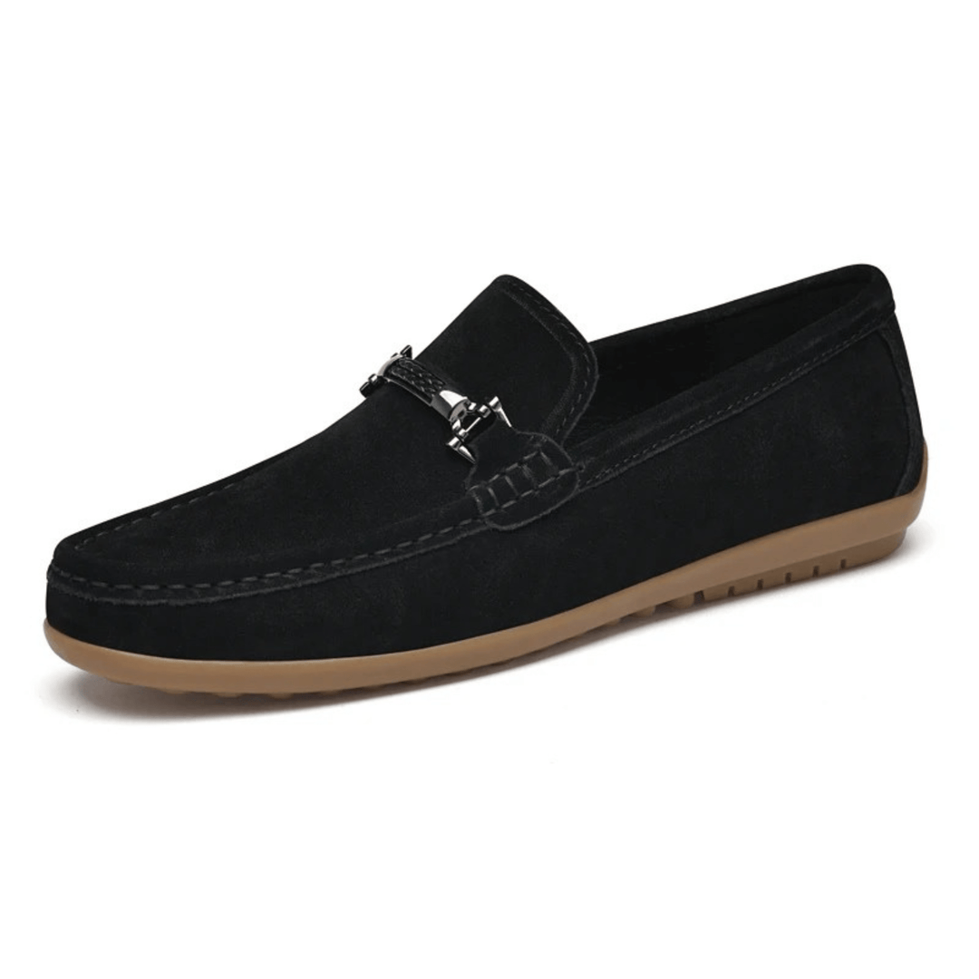 Nortvale - Italian Suede Leather Loafers - 14:1254#Black;200000124:200000334
