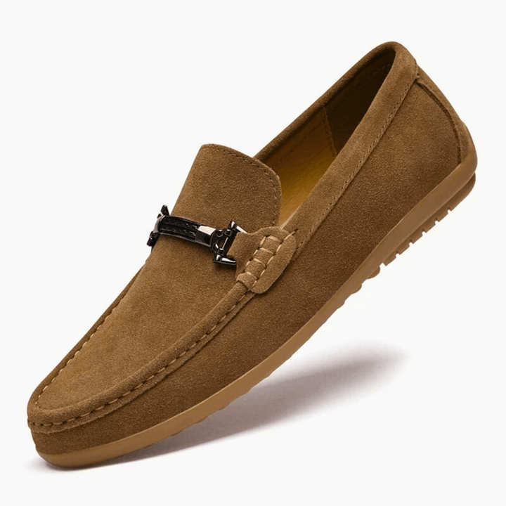 Nortvale - Italian Suede Leather Loafers - 14:193#Light Brown;200000124:200000334