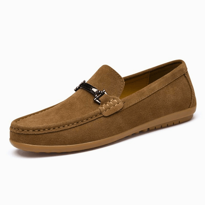 Nortvale - Italian Suede Leather Loafers - 14:193#Light Brown;200000124:200000334