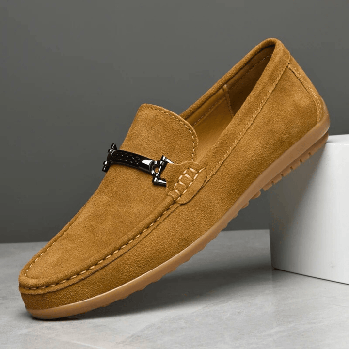 Nortvale - Italian Suede Leather Loafers - 14:771#Yellow;200000124:200000334
