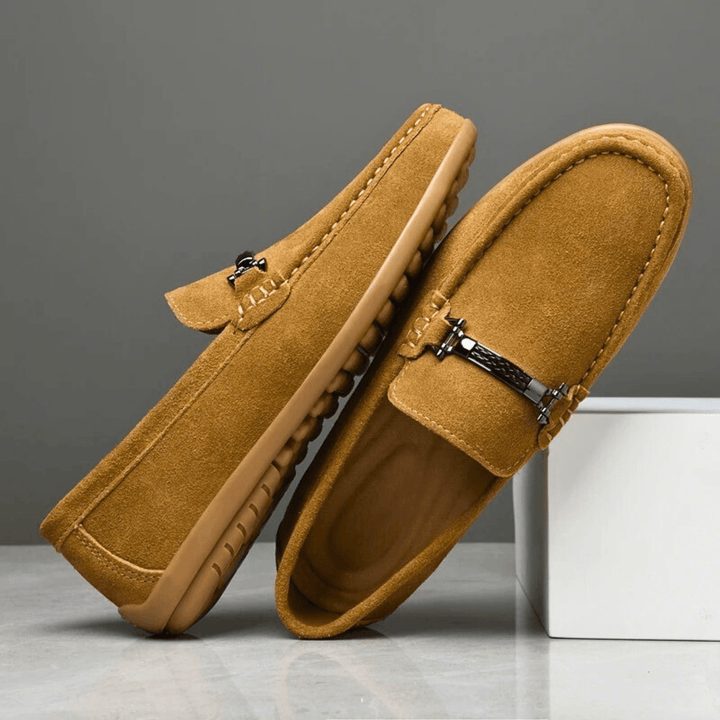 Nortvale - Italian Suede Leather Loafers - 14:771#Yellow;200000124:200000334